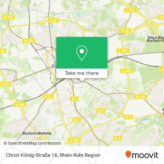 Christ-König-Straße 16 Karte