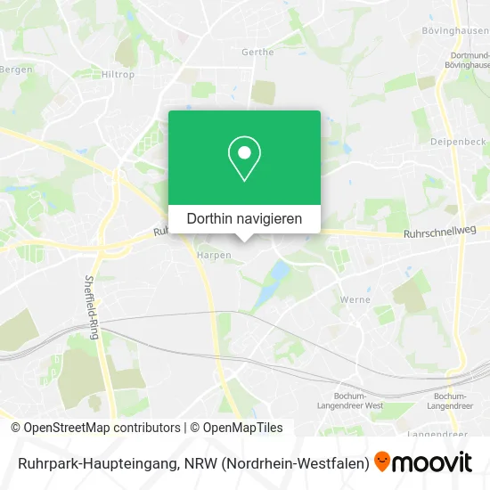 Ruhrpark-Haupteingang Karte