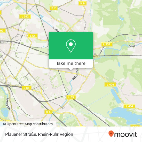 Plauener Straße Karte