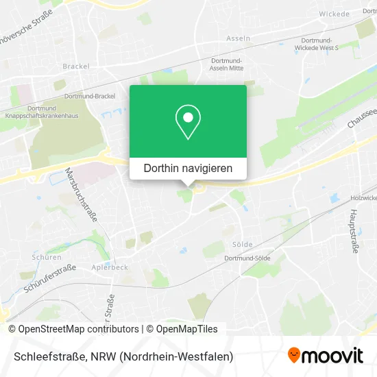 Schleefstraße Karte