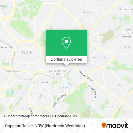 Oppenhoffallee Karte