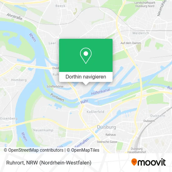 Ruhrort Karte