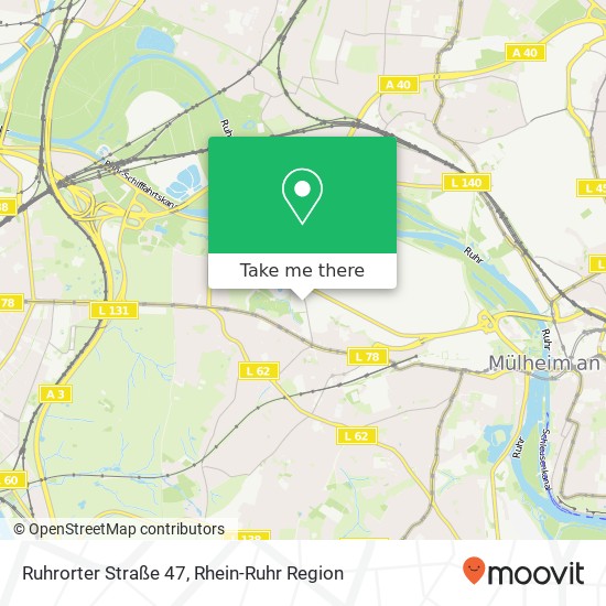 Ruhrorter Straße 47 Karte