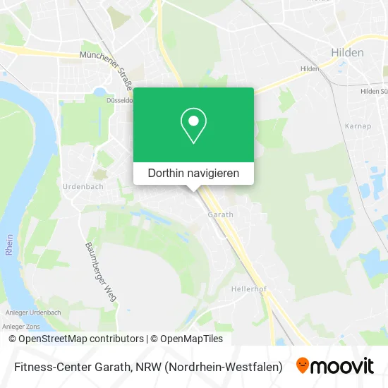 Fitness-Center Garath Karte