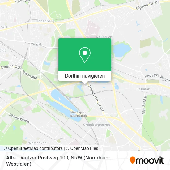 Alter Deutzer Postweg 100 Karte