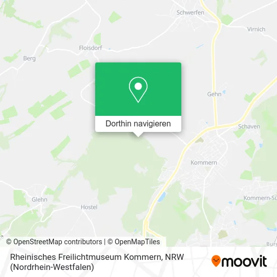 Rheinisches Freilichtmuseum Kommern Karte
