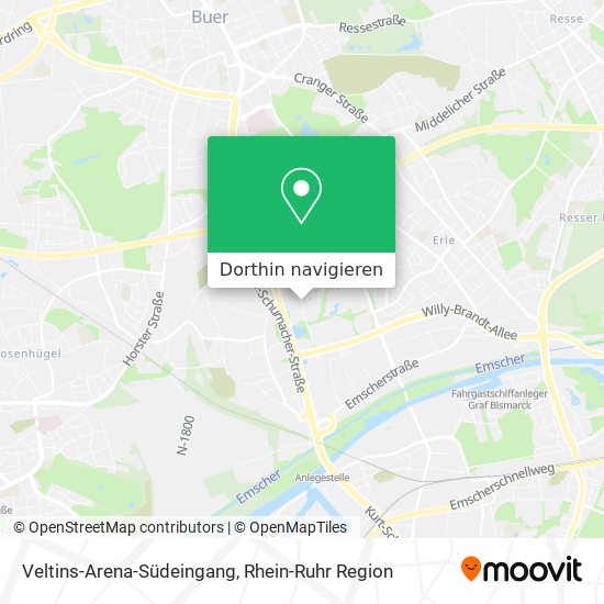 Veltins-Arena-Südeingang Karte
