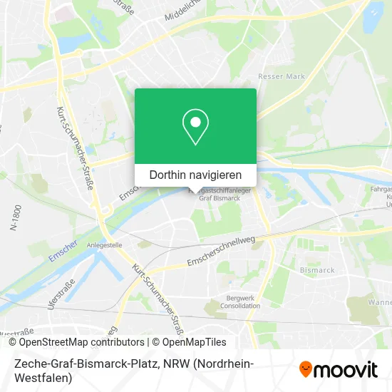 Zeche-Graf-Bismarck-Platz Karte