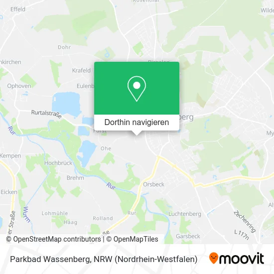 Parkbad Wassenberg Karte