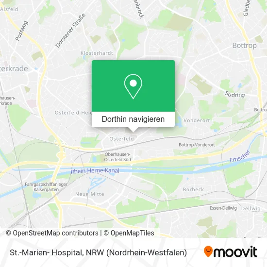 St.-Marien- Hospital Karte