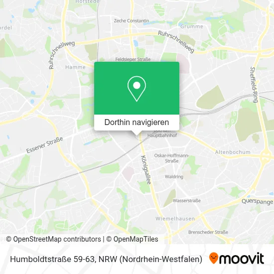 Humboldtstraße 59-63 Karte