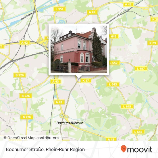 Bochumer Straße Karte