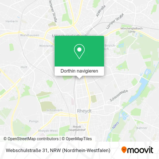 Webschulstraße 31 Karte