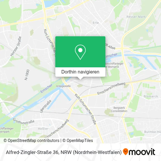 Alfred-Zingler-Straße 36 Karte