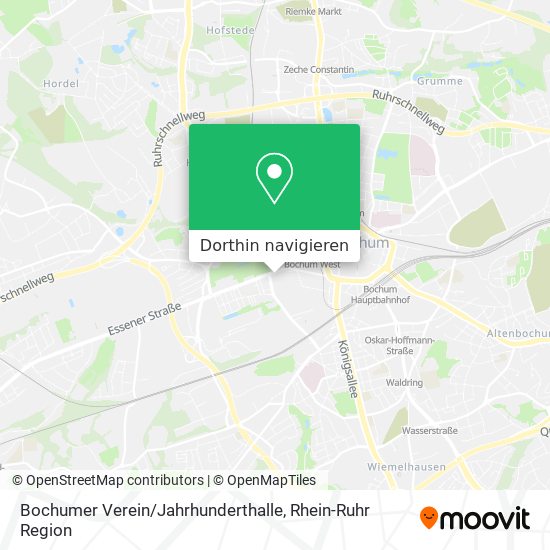 Bochumer Verein / Jahrhunderthalle Karte