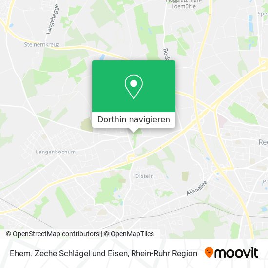 Ehem. Zeche Schlägel und Eisen Karte