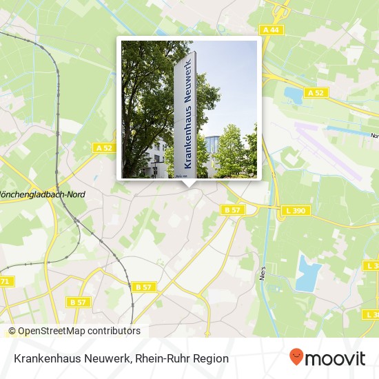 Krankenhaus Neuwerk Karte