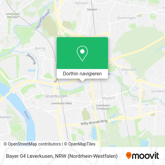 Bayer 04 Leverkusen Karte