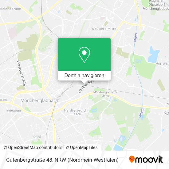 Gutenbergstraße 48 Karte