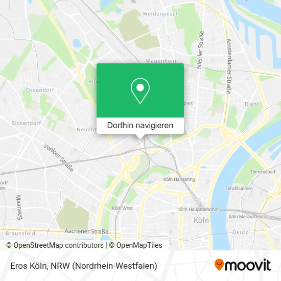 Eros Köln Karte