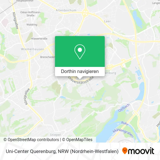 Uni-Center Querenburg Karte