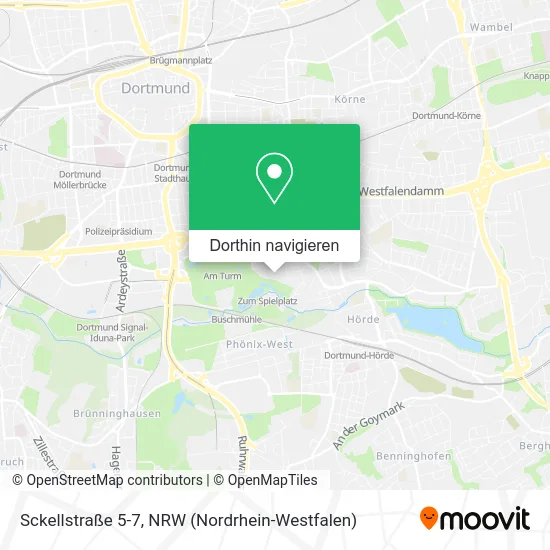 Sckellstraße 5-7 Karte