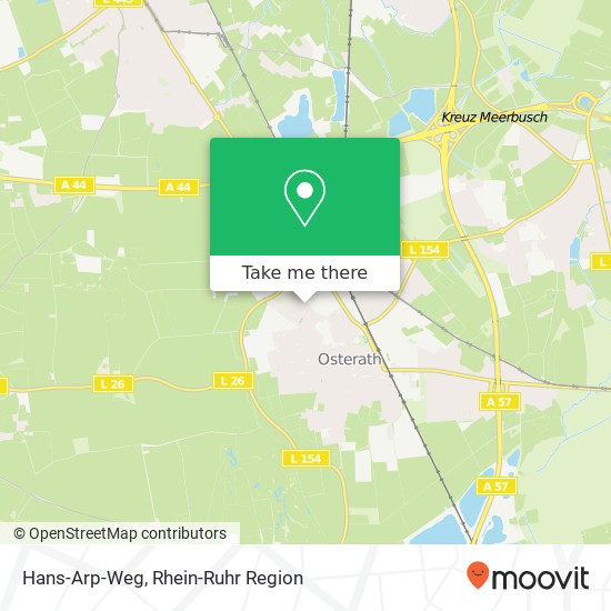 Hans-Arp-Weg Karte