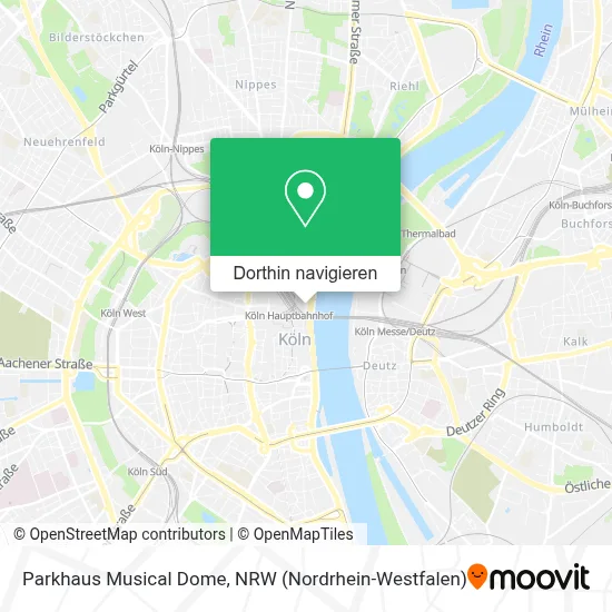 Parkhaus Musical Dome Karte