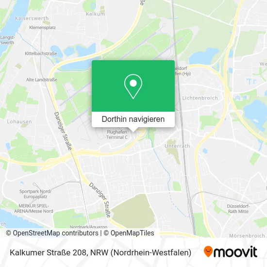 Kalkumer Straße 208 Karte