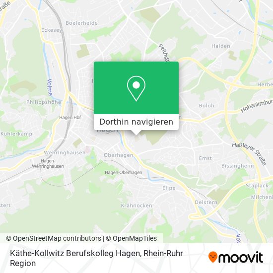 Käthe-Kollwitz Berufskolleg Hagen Karte