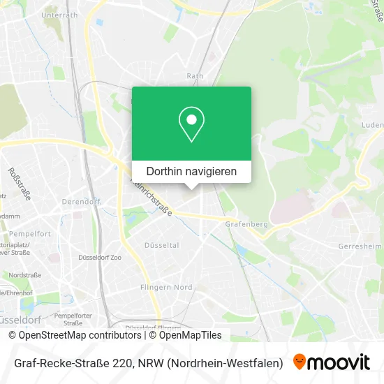 Graf-Recke-Straße 220 Karte