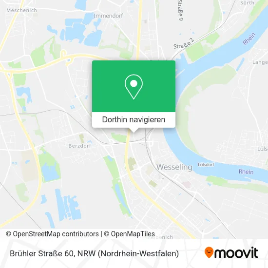 Brühler Straße 60 Karte