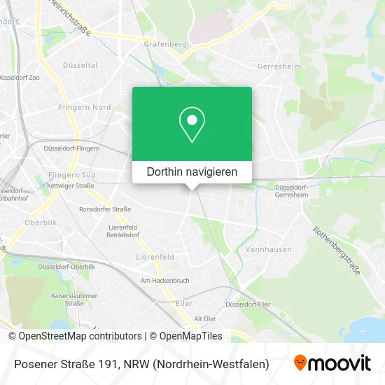 Posener Straße 191 Karte