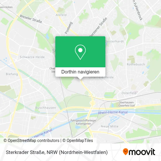 Sterkrader Straße Karte