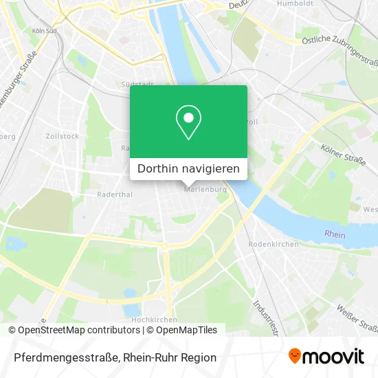 Pferdmengesstraße Karte