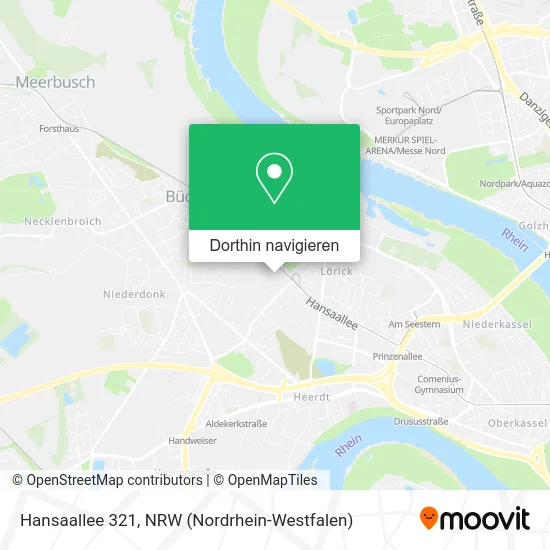 Hansaallee 321 Karte