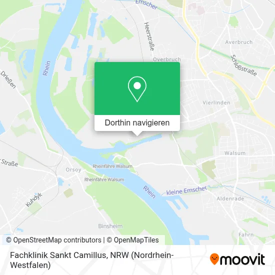 Fachklinik Sankt Camillus Karte