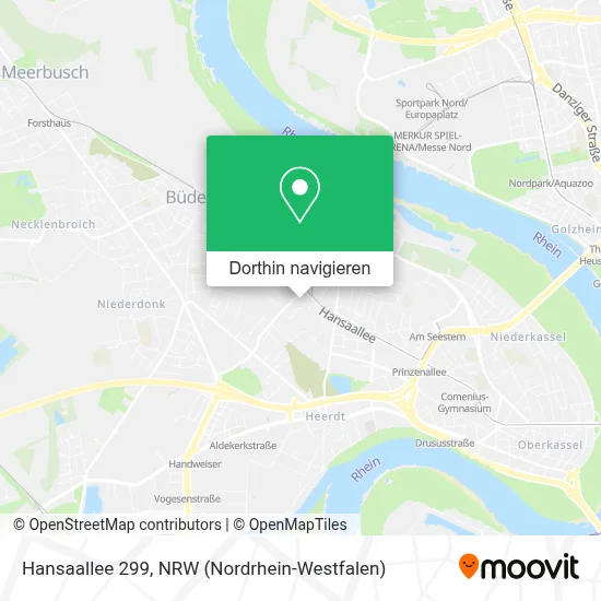 Hansaallee 299 Karte