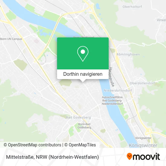 Mittelstraße Karte