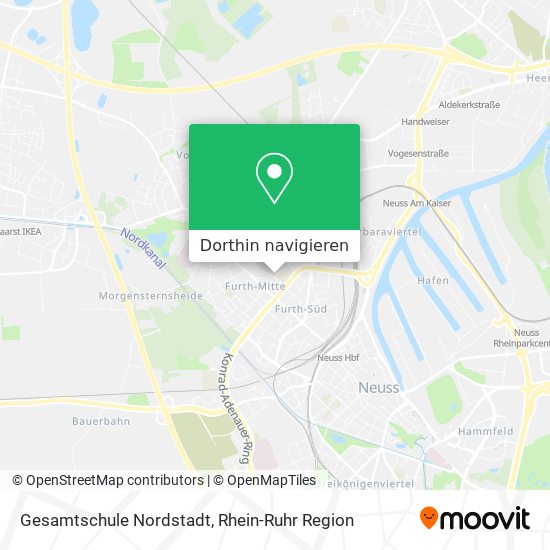 Gesamtschule Nordstadt Karte