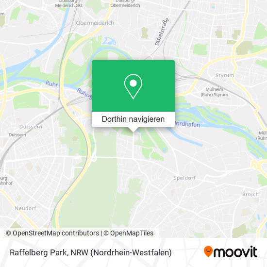 Raffelberg Park Karte