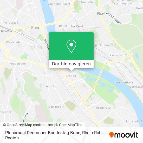 Plenarsaal Deutscher Bundestag Bonn Karte