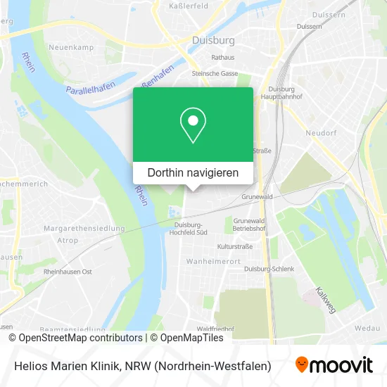 Helios Marien Klinik Karte