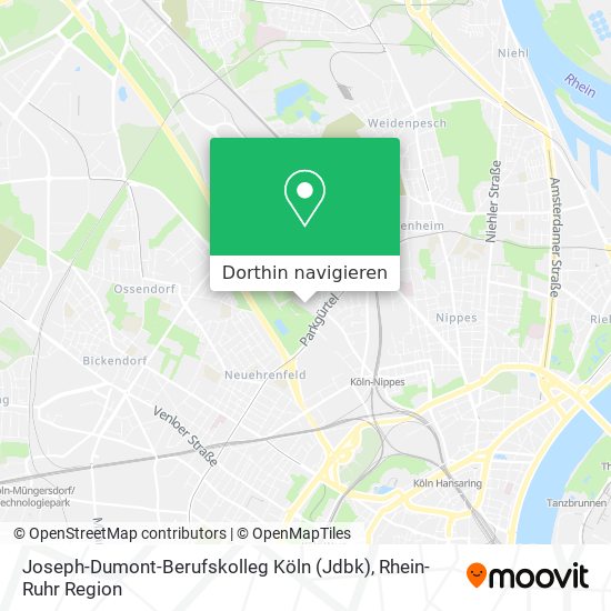 Joseph-Dumont-Berufskolleg Köln (Jdbk) Karte