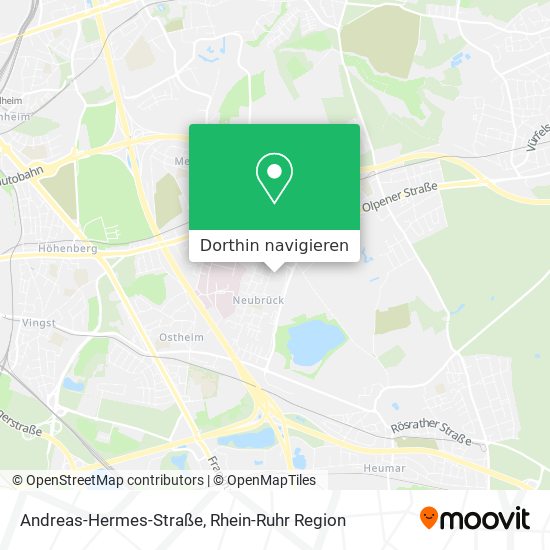 Andreas-Hermes-Straße Karte