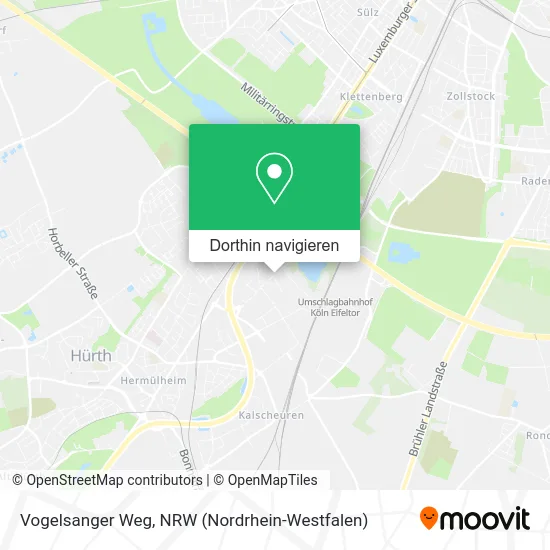 Vogelsanger Weg Karte