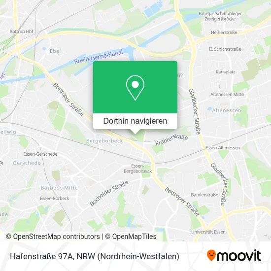 Hafenstraße 97A Karte