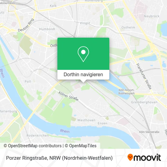 Porzer Ringstraße Karte