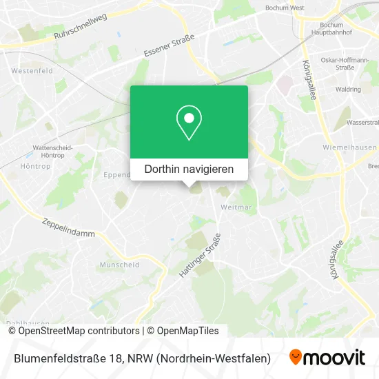 Blumenfeldstraße 18 Karte