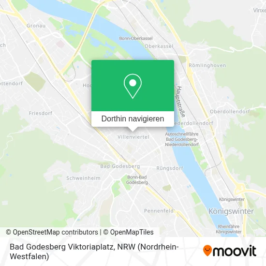 Bad Godesberg Viktoriaplatz Karte